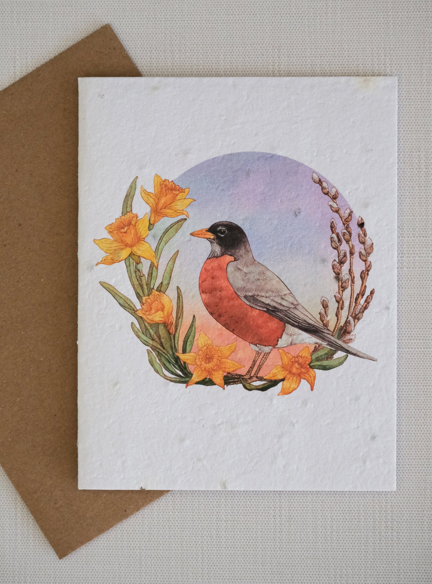Robin Plantable Herb Seed Card