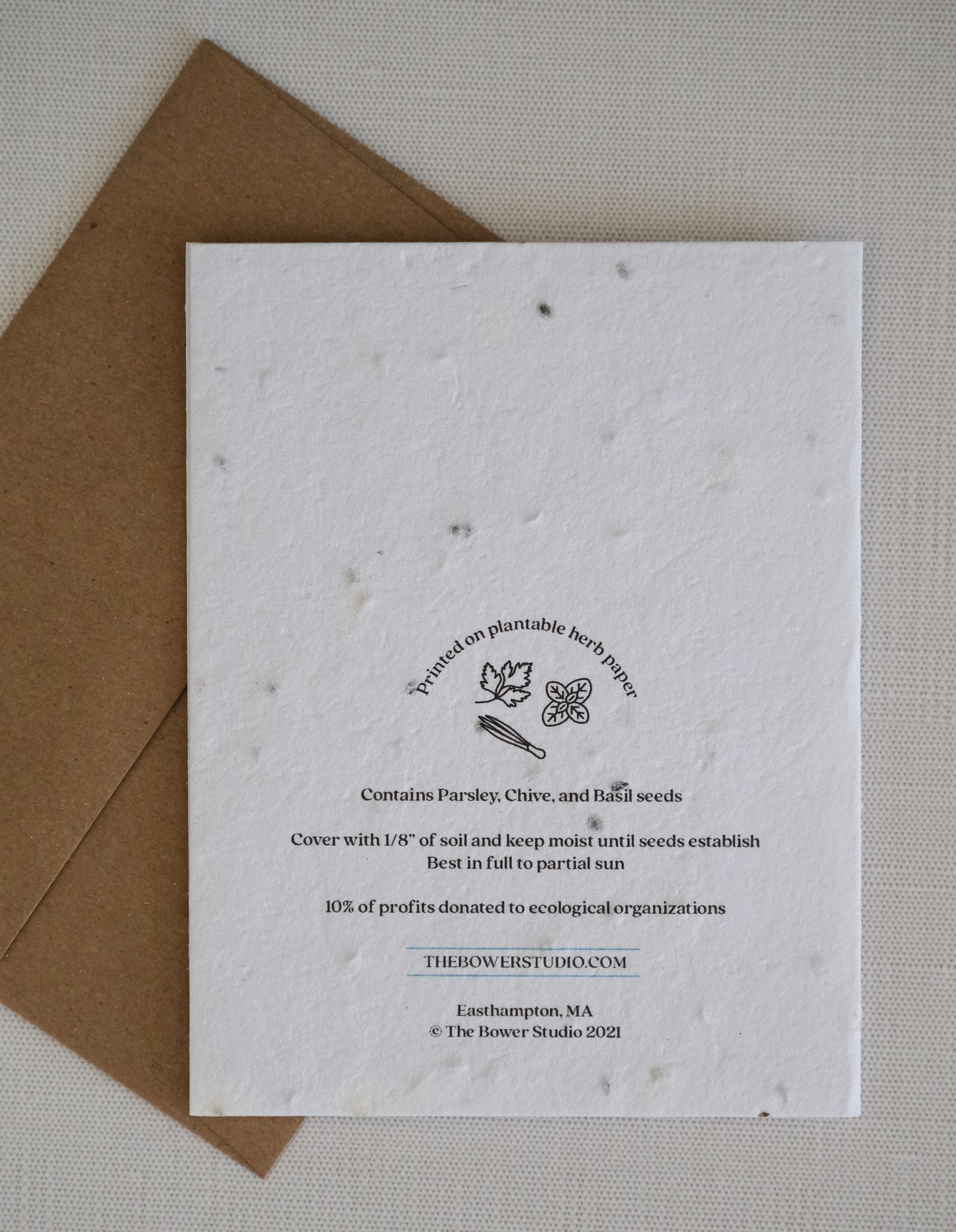 Robin Plantable Herb Seed Card
