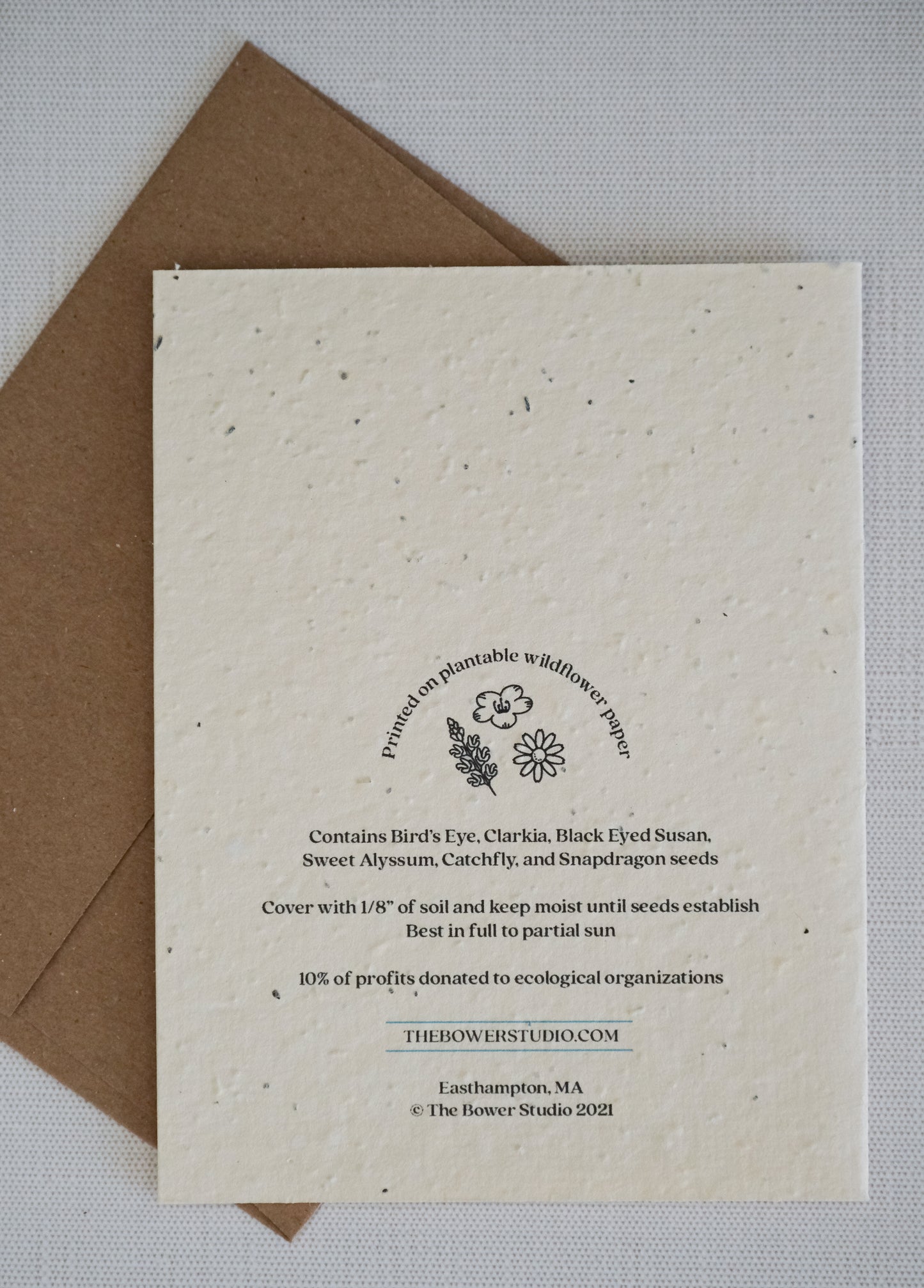 Dragonfly Plantable Wildflower Seed Card