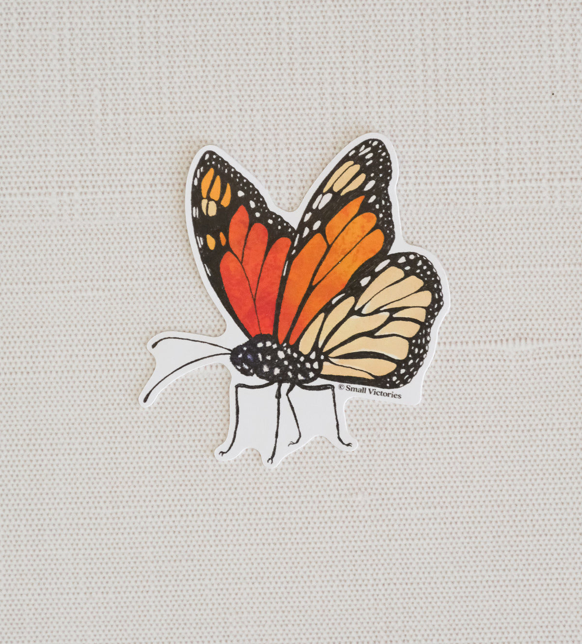 Monarch Butterfly Eco-Sticker