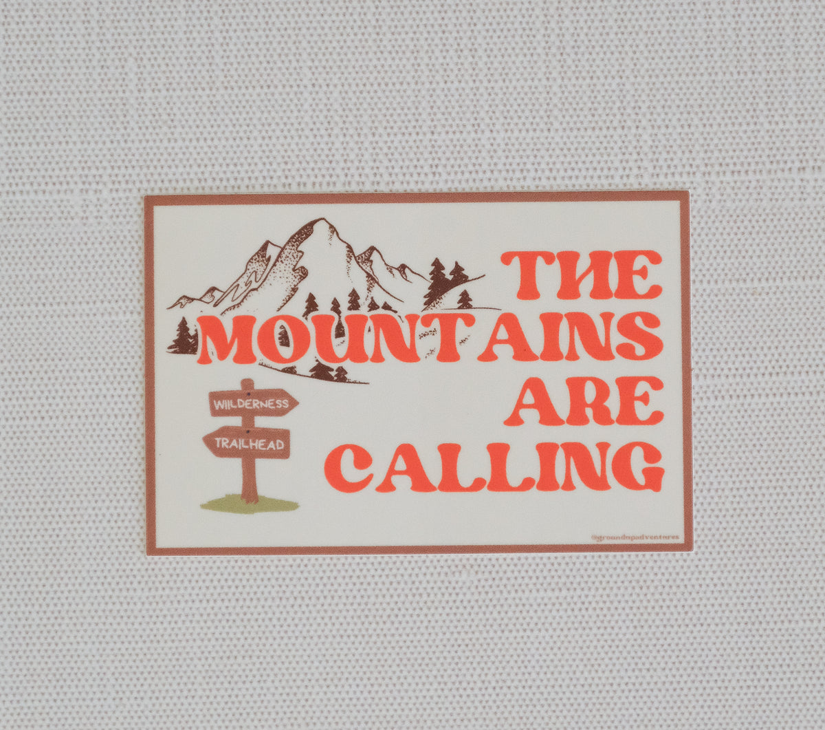 Mountains Are Calling Sticker